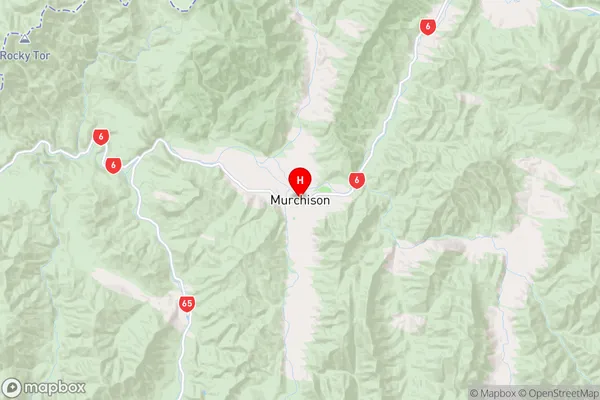 Murchison, Tasman Region Map