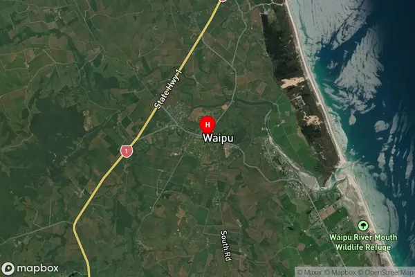 Waipu, Northland Satellite Map