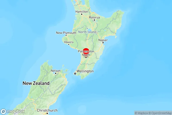 Manawatu-Wanganui, Manawatu-Wanganui Region Map