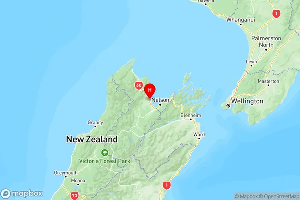 Tasman, Tasman Region Map