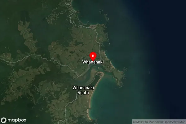 Whananaki, Northland Satellite Map