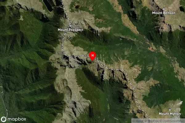 Kahurangi National Park, West Coast Satellite Map