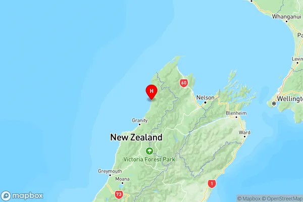 Karamea, West Coast Region Map