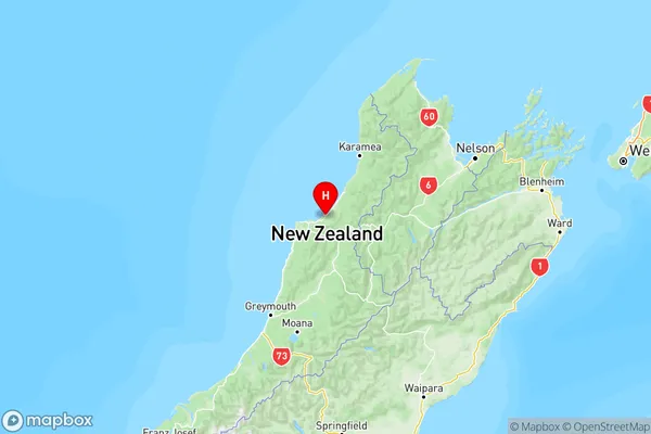 Waimangaroa, West Coast Region Map