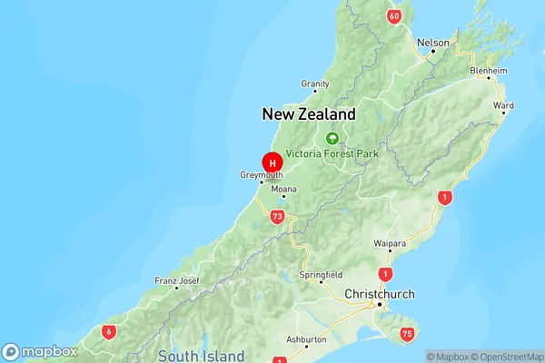 Stillwater, West Coast Region Map