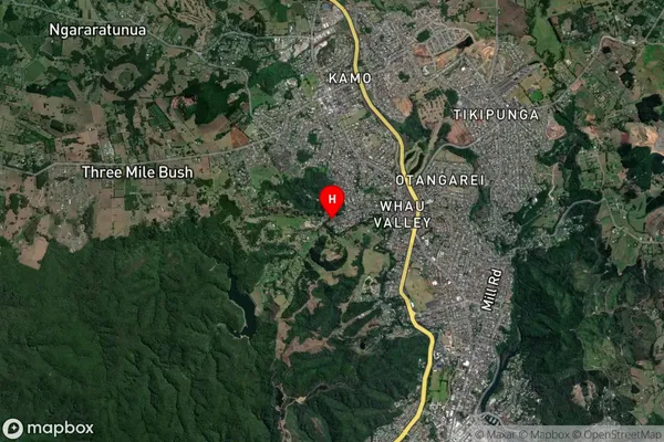 Whau Valley, Northland Satellite Map