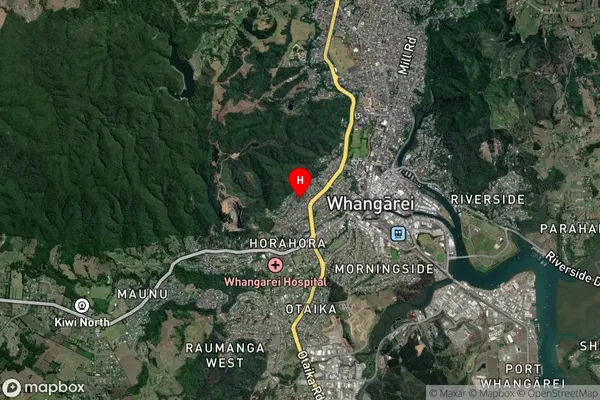 Woodhill, Northland Satellite Map