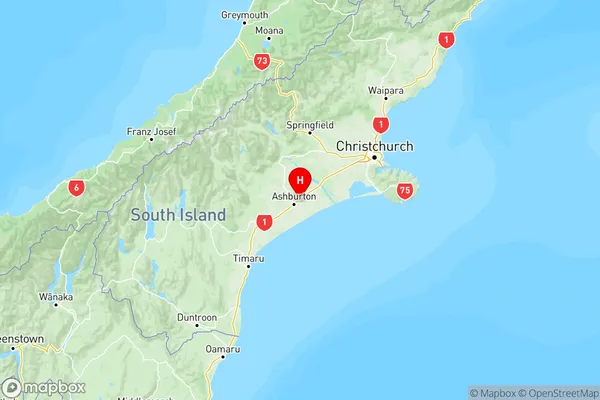 Fairton, Canterbury Region Map