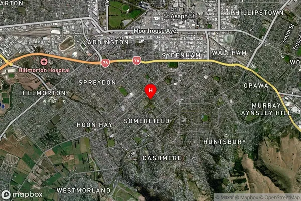 Somerfield, Canterbury Satellite Map