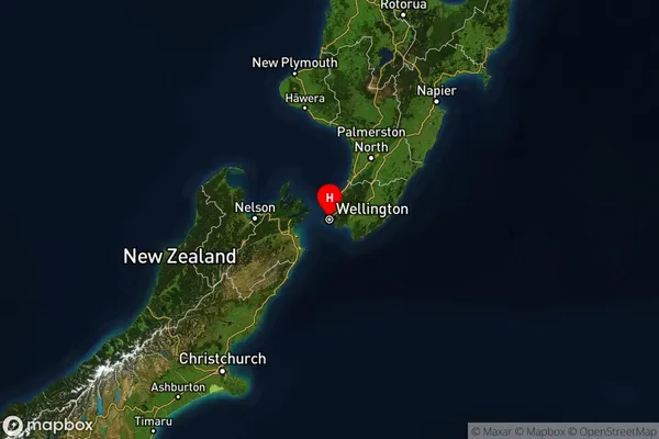 Wellington, Wellington Satellite Map