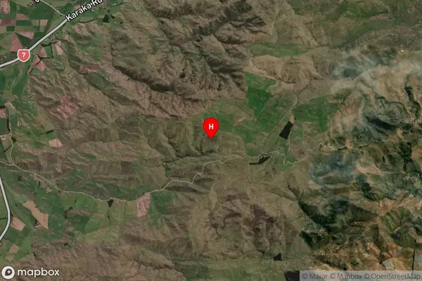 Hurunui, Canterbury Satellite Map