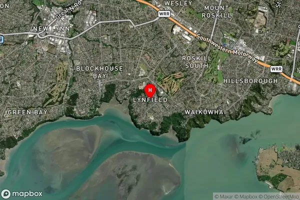 Lynfield, Auckland Satellite Map