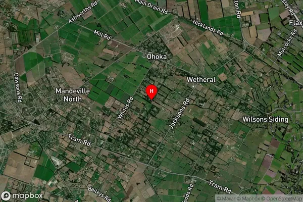 Ohoka, Canterbury Satellite Map