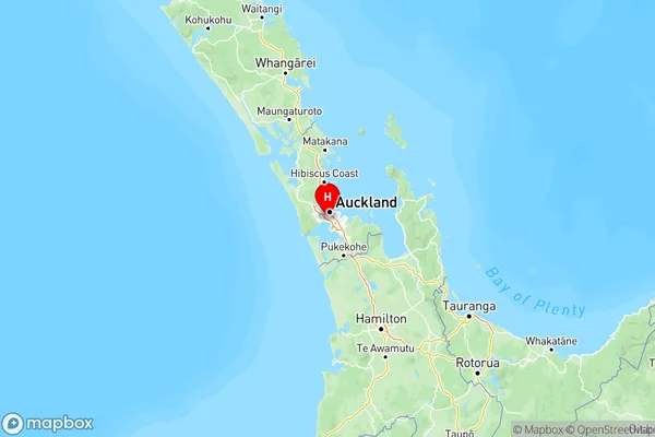 Mount Roskill, Auckland Region Map