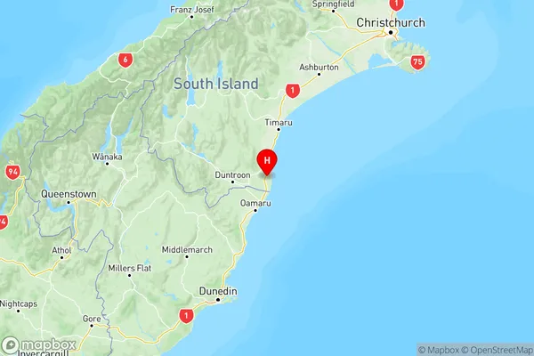 Morven, Canterbury Region Map