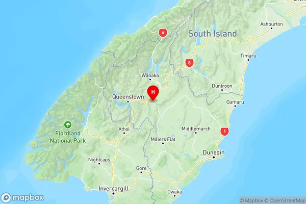 Cromwell, Otago Region Map