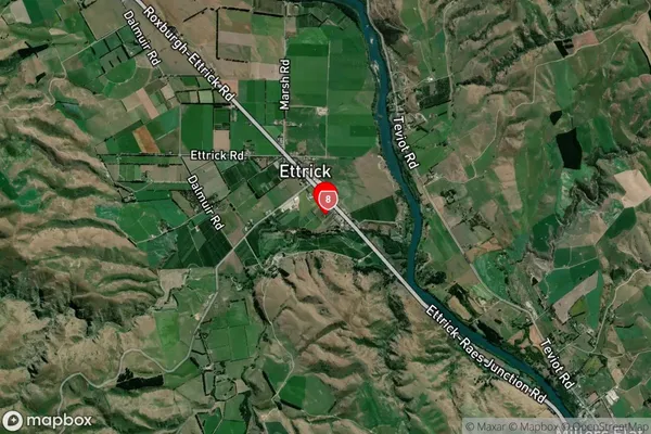 Ettrick, Otago Satellite Map