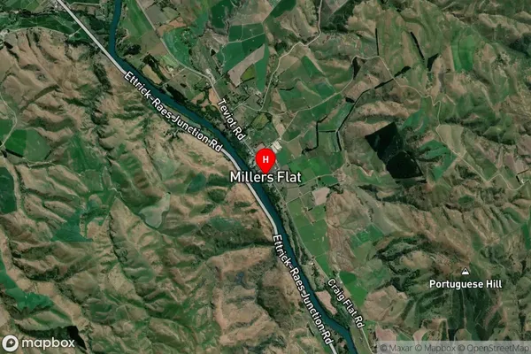 Millers Flat, Otago Satellite Map