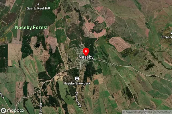 Naseby, Otago Satellite Map