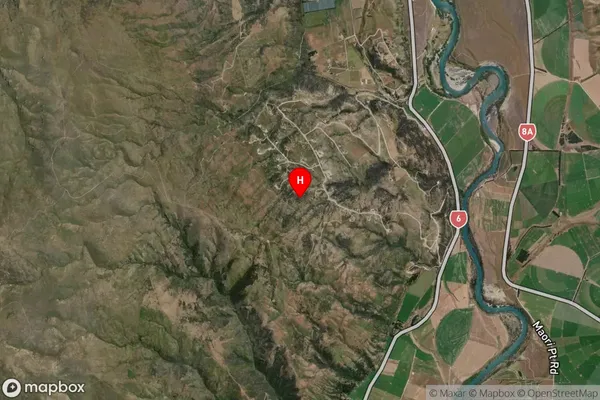 Queensberry, Otago Satellite Map