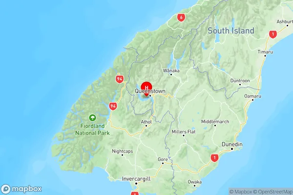 Closeburn, Otago Region Map