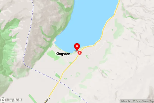 Kingston, Otago Region Map