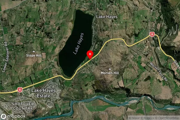 Lake Hayes Estate, Otago Satellite Map