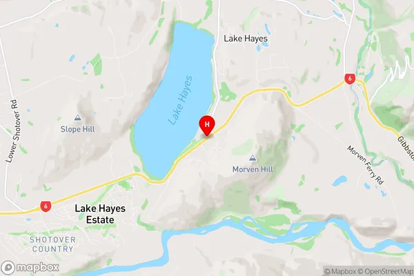 Lake Hayes Estate, Otago Region Map