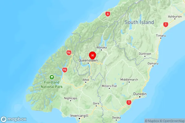 Lake Hayes Estate, Otago Region Map