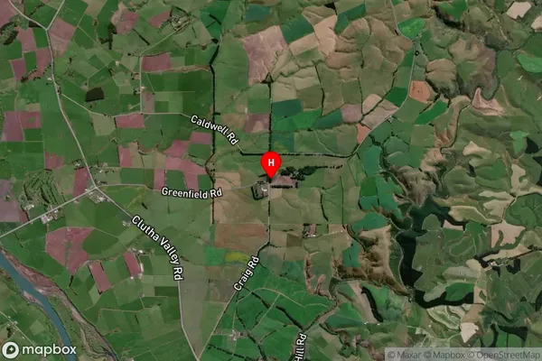 Greenfield, Otago Satellite Map