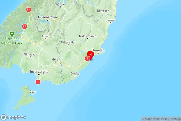 Taieri Mouth, Otago Region Map