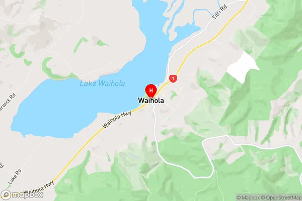 Waihola, Otago Region Map