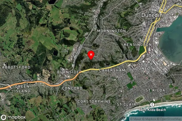 Balaclava, Otago Satellite Map