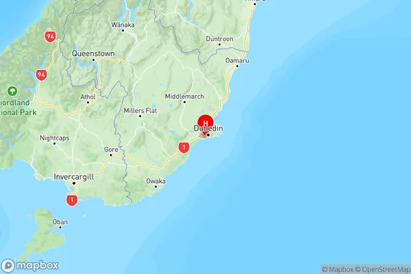 Burnside, Otago Region Map