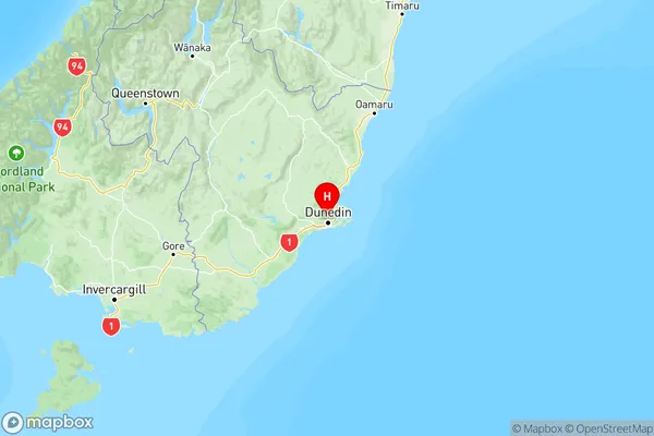 Glenleith, Otago Region Map