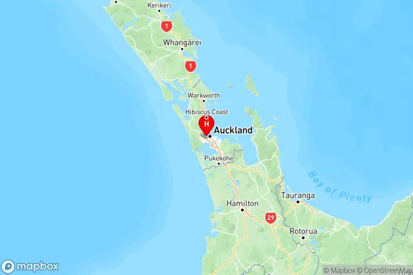 Point Chevalier, Auckland Region Map