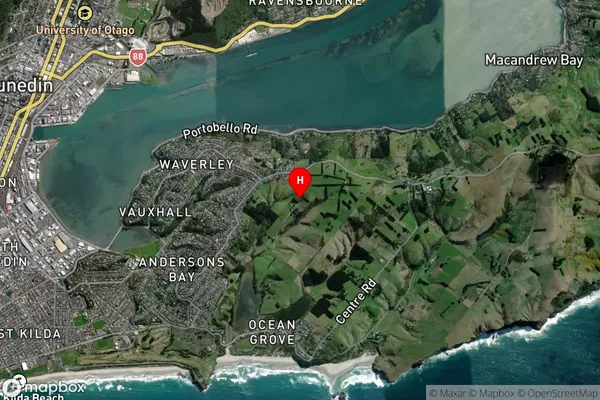 Highcliff, Otago Satellite Map