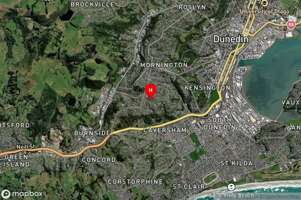 Maryhill, Otago Satellite Map