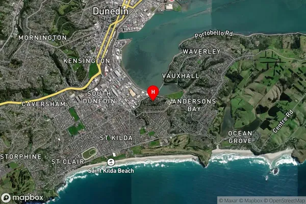 Musselburgh, Otago Satellite Map