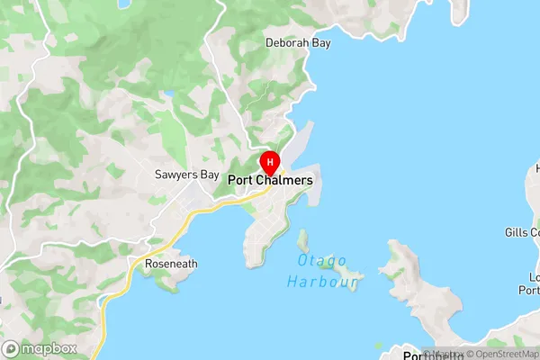 Port Chalmers, Otago Region Map