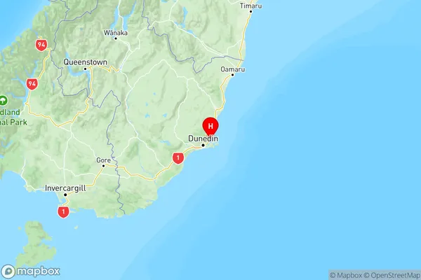 Port Chalmers, Otago Region Map