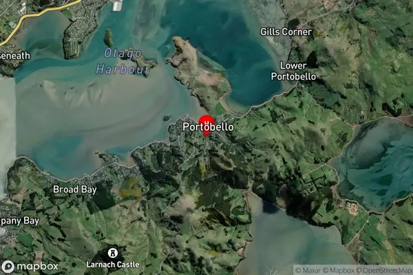 Portobello, Otago Satellite Map