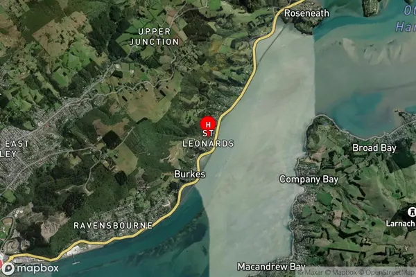 Saint Leonards, Otago Satellite Map