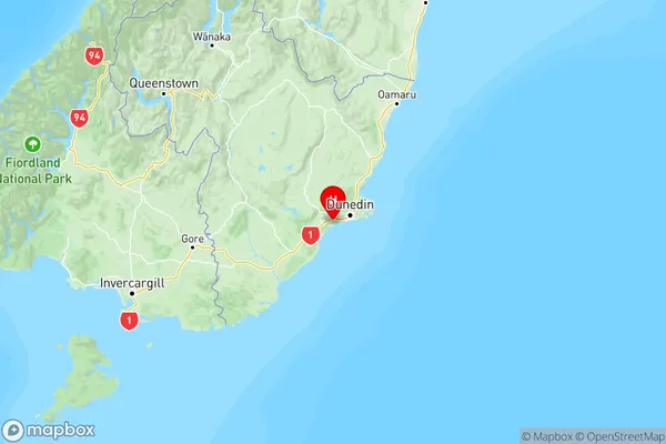 Scroggs Hill, Otago Region Map