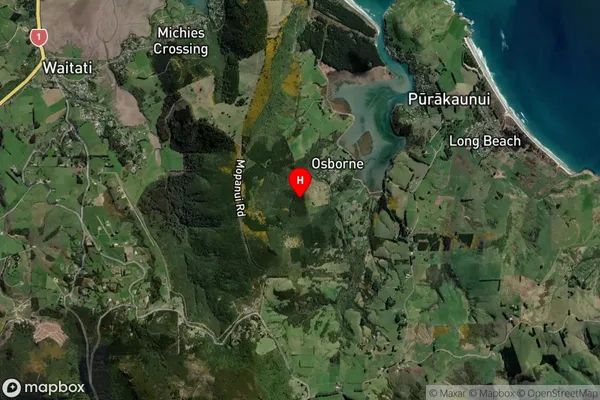 Waitati, Otago Satellite Map