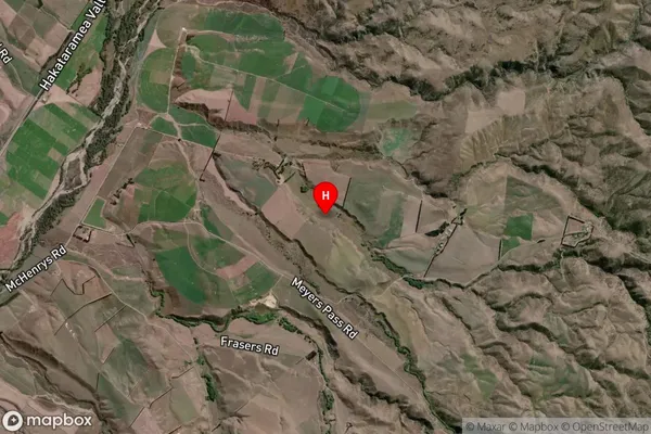 Duntroon, Otago Satellite Map