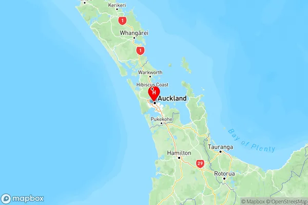 Saint Marys Bay, Auckland Region Map