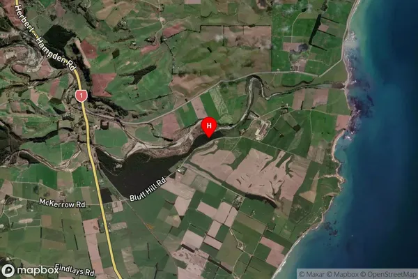 Waianakarua, Otago Satellite Map