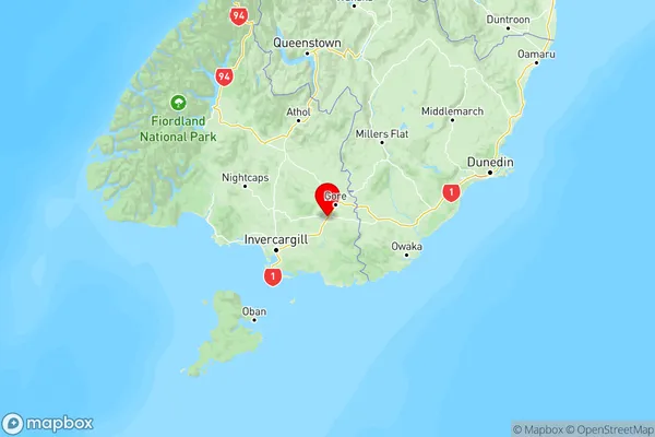 Mataura, Southland Region Map