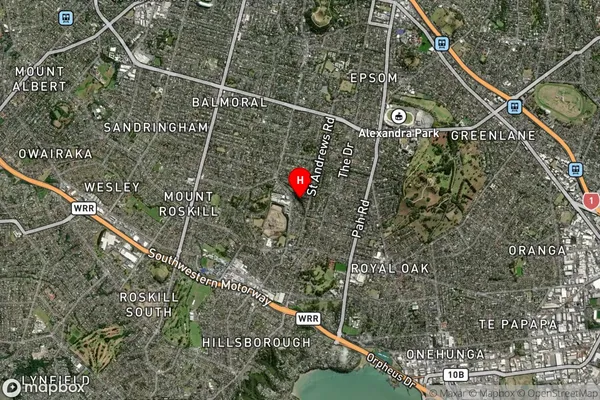 Three Kings, Auckland Satellite Map